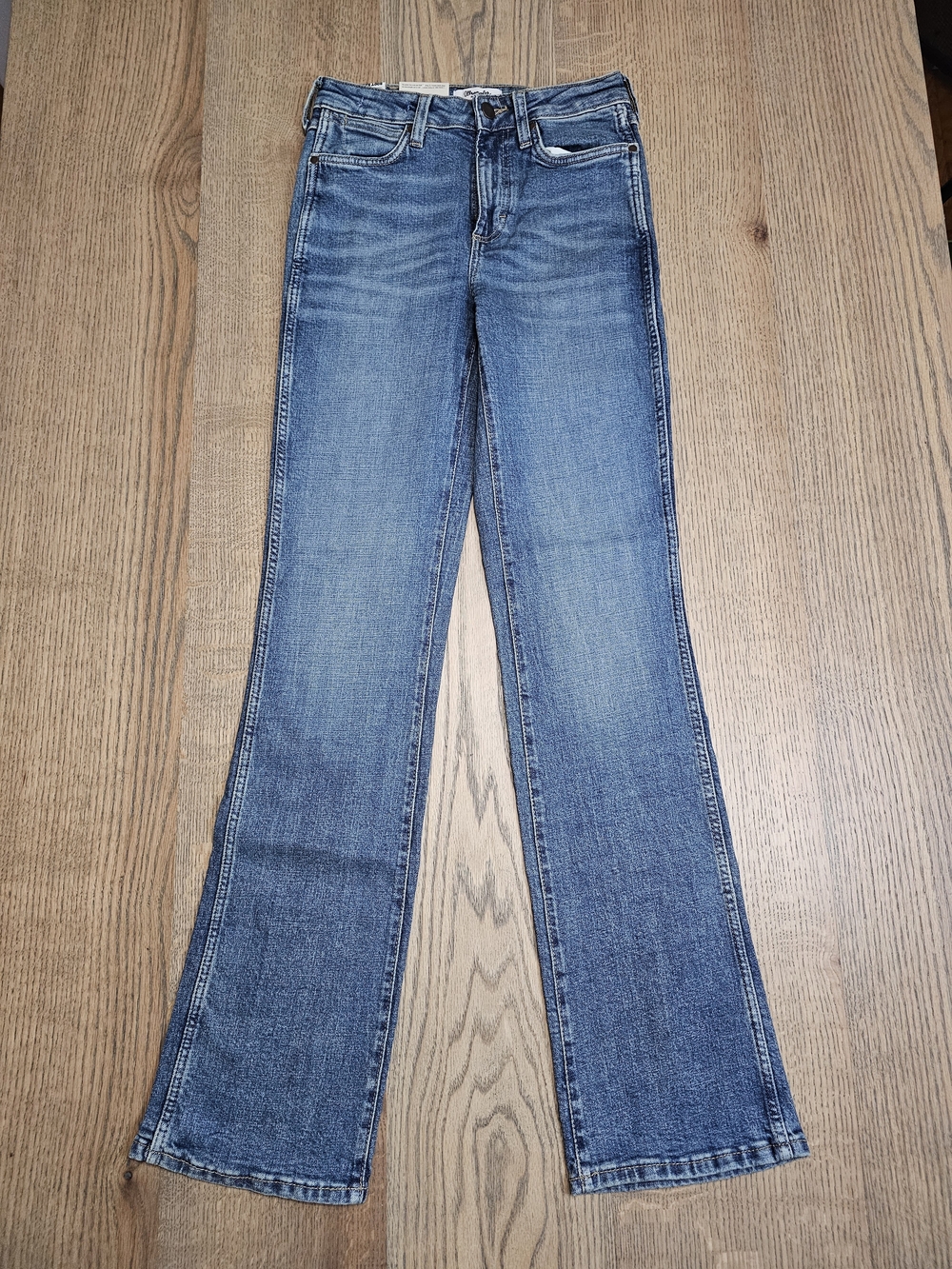 Wrangler Retro Women's Blue Bootcut Jeans High Rise Boot NWT Sz 27/34